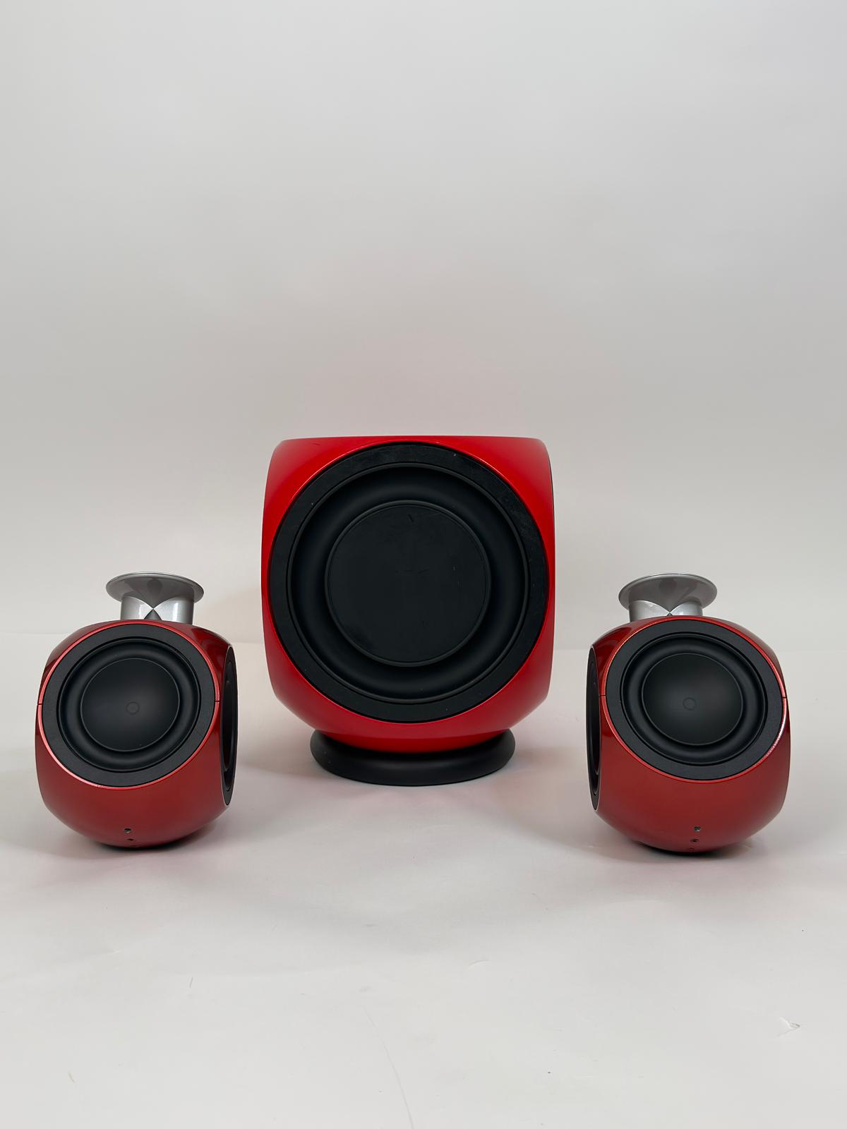 Bang & Olufsen BeoLab 2 & BeoLab 3 Red Edition ∙ Speakers