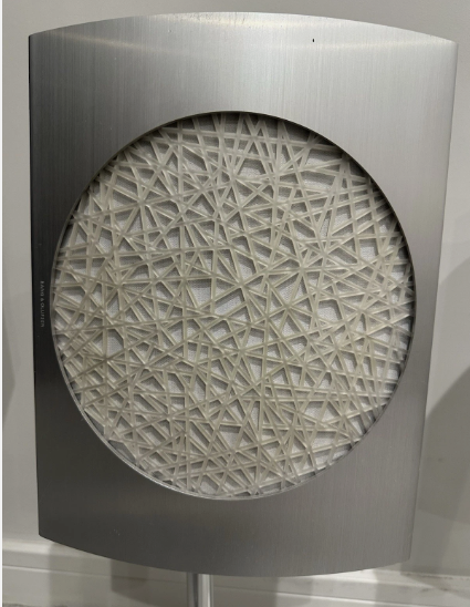 Bang & Olufsen Beolab 17 Silver/Cracked Ice Speakers Only - Image 2